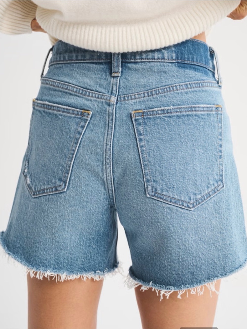 Abercrombie High Rise Dad Short - NEW - Picture 4 of 7